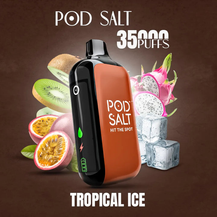 Tropical Ice - Pod Salt 35000 Puffs Disposable Vape 20mg in Dubai, UAE