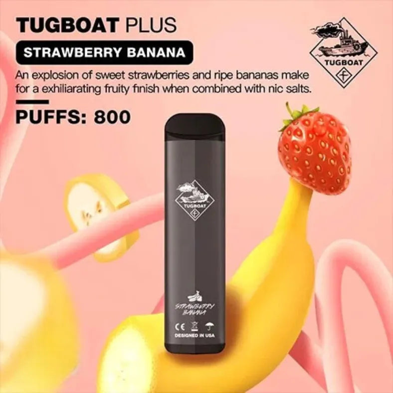 Tugboat800Puffs--Strawberry Banana