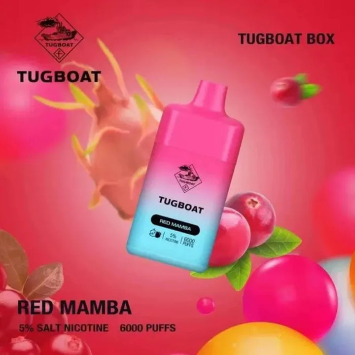 Red Mamba  - Tugboat Box 6000 Puffs Disposable Vape in Dubai, UAE