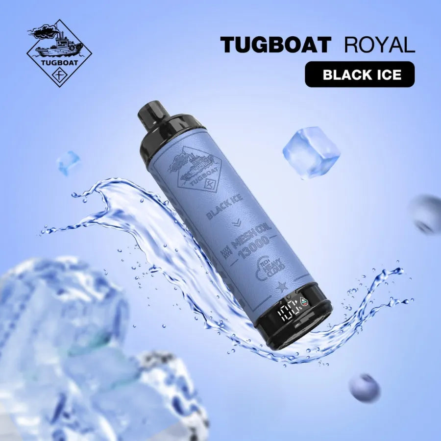 Black Ice - Tugboat Royal 13000 Puffs Disposable Vape 50mg in Dubai, UAE
