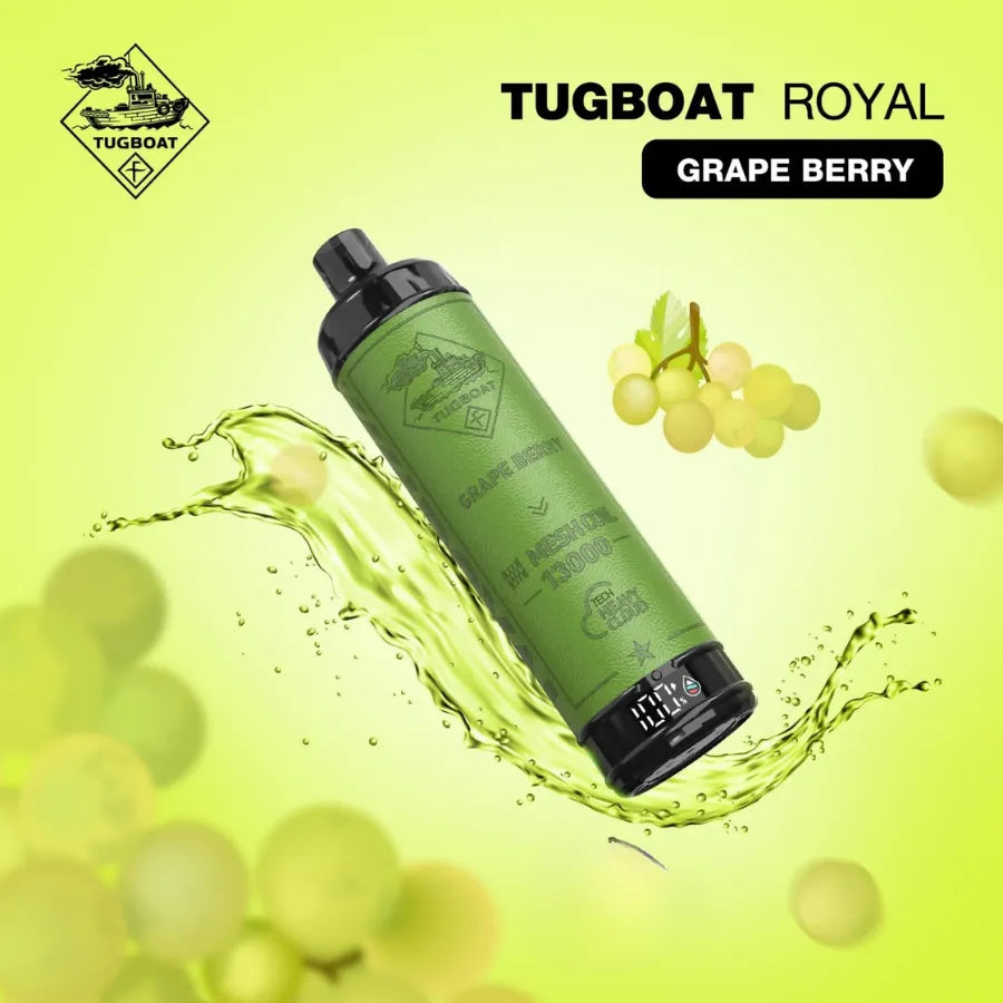 Grape Berry  - Tugboat Royal 13000 Puffs Disposable Vape 50mg in Dubai, UAE