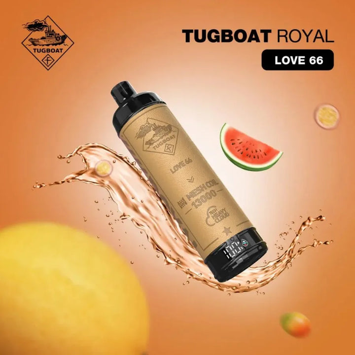 Love 66  - Tugboat Royal 13000 Puffs Disposable Vape 50mg in Dubai, UAE