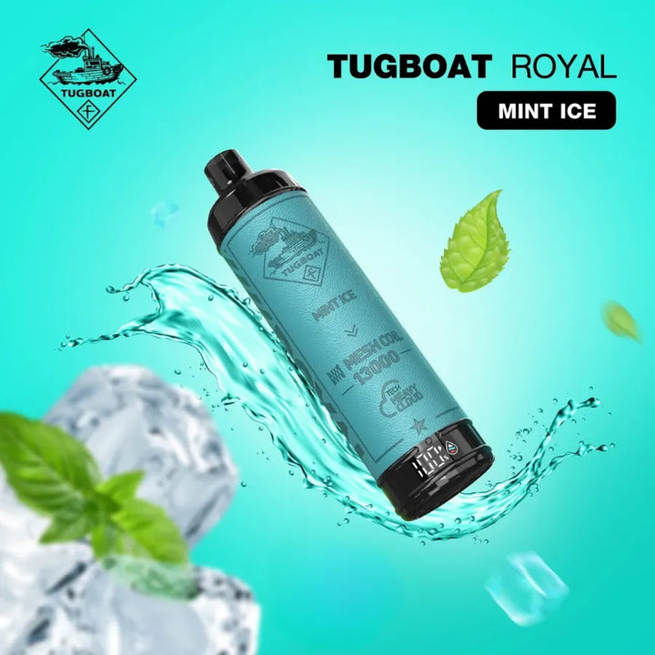Mint Ice  - Tugboat Royal 13000 Puffs Disposable Vape 50mg in Dubai, UAE