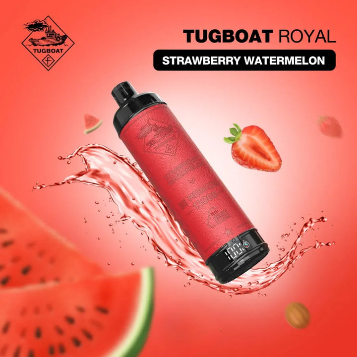 Strawberry Watermelon  - Tugboat Royal 13000 Puffs Disposable Vape 50mg in Dubai, UAE