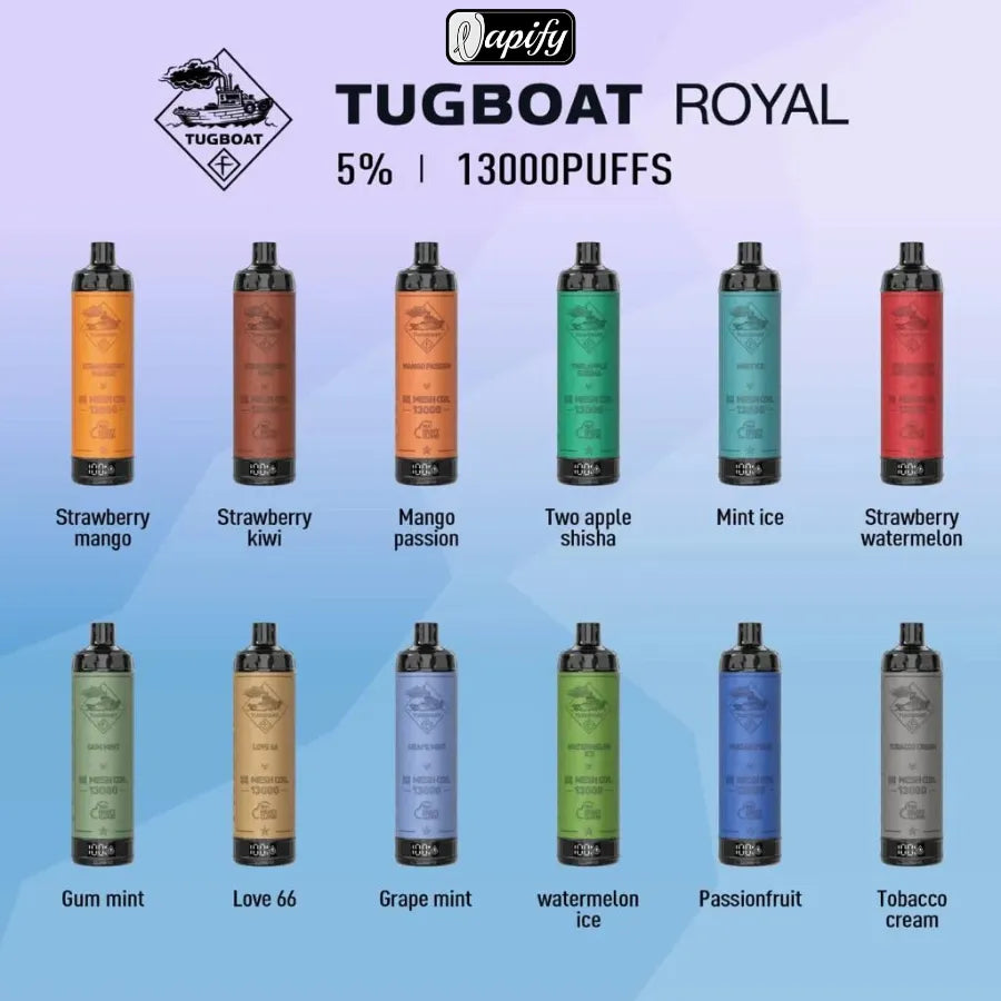 Best  - Tugboat Royal 13000 Puffs Disposable Vape 50mg in Dubai, UAE