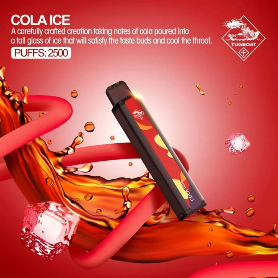 Cola Ice - Tugboat XXL 2500 Puffs Disposable Vape shop in Dubai, UAE