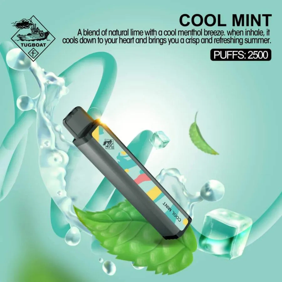 Cool Mint - Tugboat XXL 2500 Puffs Disposable Vape shop in Dubai, UAE