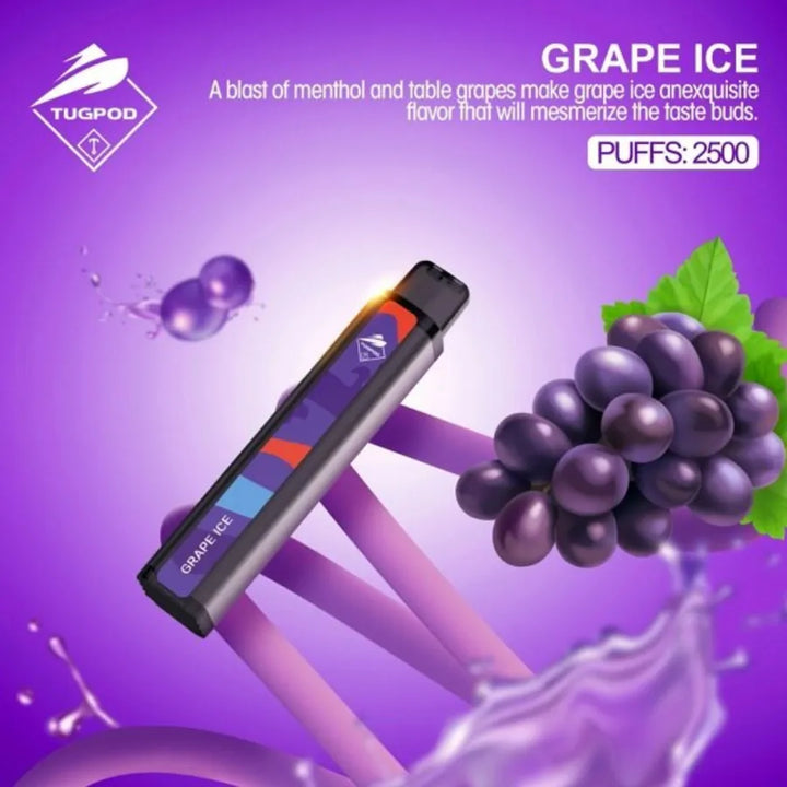 Grape Ice - Tugboat XXL 2500 Puffs Disposable Vape shop in Dubai, UAE