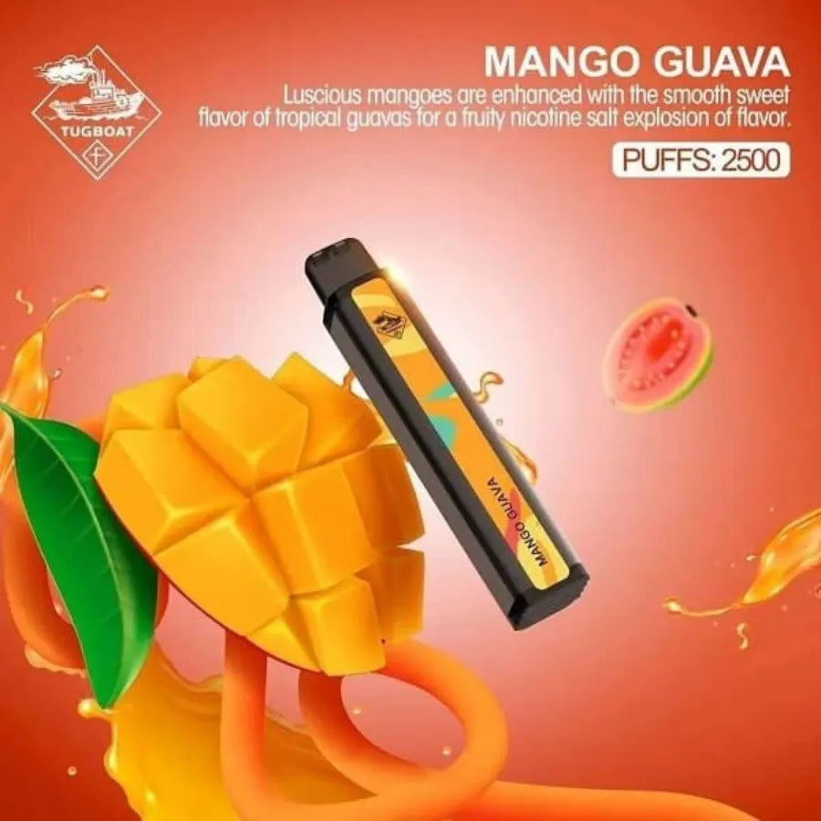 Mango Guava - Tugboat XXL 2500 Puffs Disposable Vape shop in Dubai, UAE