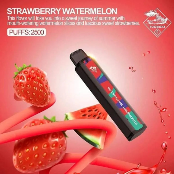 Strawberry Watermelon - Tugboat XXL 2500 Puffs Disposable Vape shop in Dubai, UAE