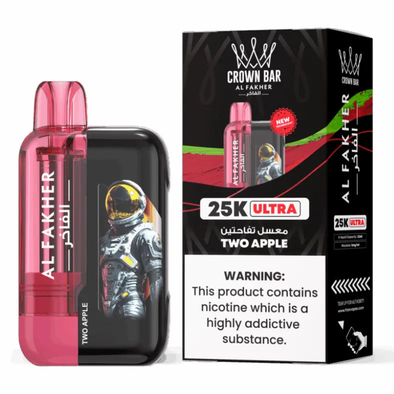 Two Apple  - Al Fakher 25K Ultra 25000 Puffs 5mg Disposable Vape in Dubai, UAE