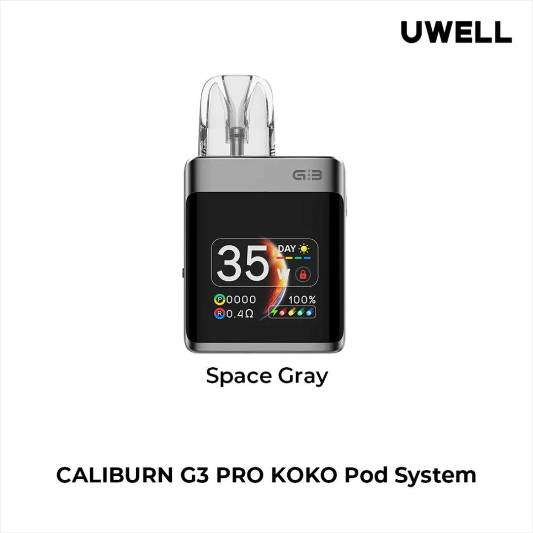 Space Gray - UWELL Caliburn G3 Pro Koko Pod System Kit in Dubai, UAE