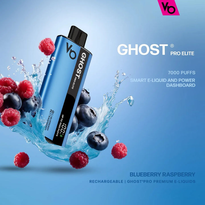 VAPES BARS Ghost Pro Elite Disposable 7000 Puffs 20MG Rechargeable Vape