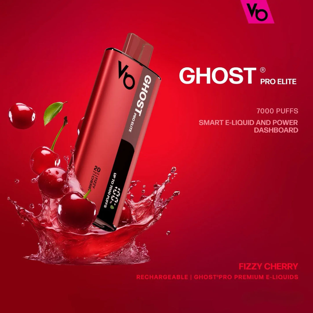 VAPES BARS Ghost Pro Elite Disposable 7000 Puffs 20MG Rechargeable Vape