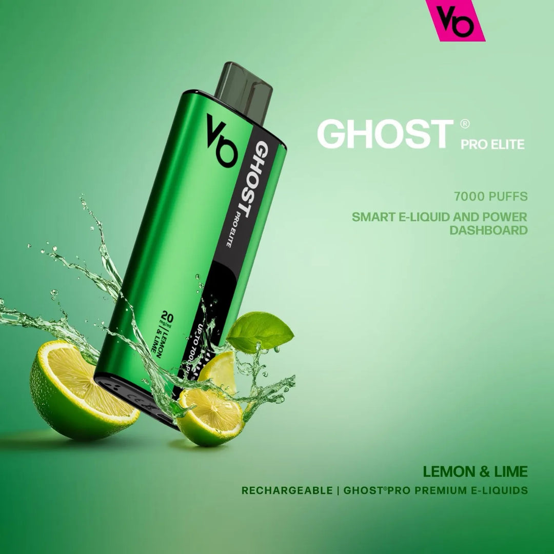 VAPES BARS Ghost Pro Elite Disposable 7000 Puffs 20MG Rechargeable Vape
