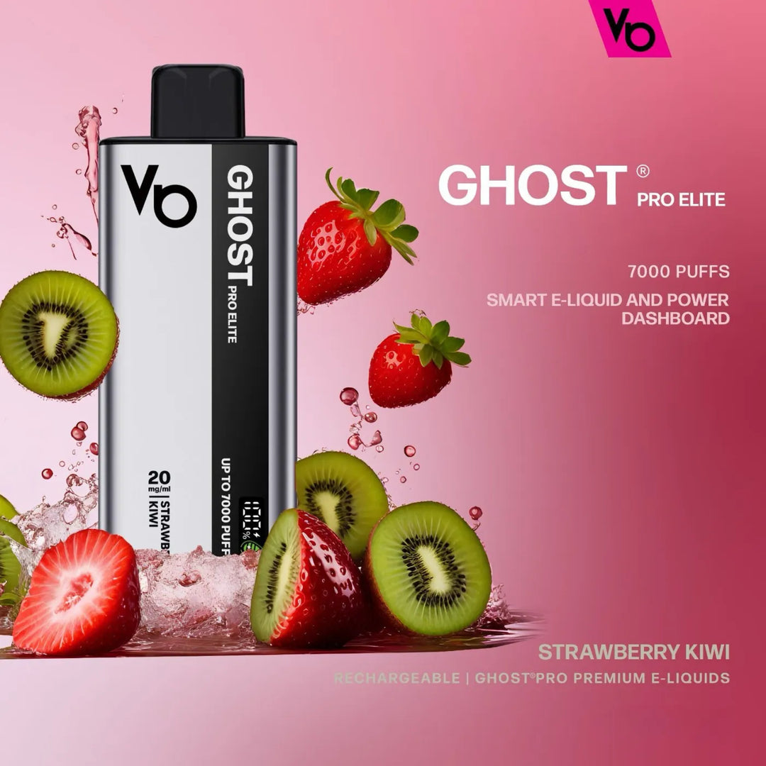 VAPES BARS Ghost Pro Elite Disposable 7000 Puffs 20MG Rechargeable Vape