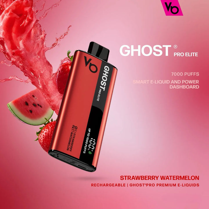 VAPES BARS Ghost Pro Elite Disposable 7000 Puffs 20MG Rechargeable Vape