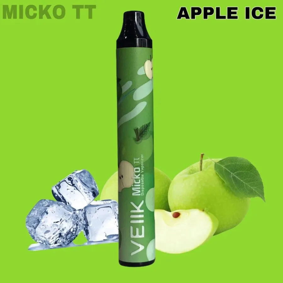 Apple Ice - VEIIK Micko π Pie 600 Puffs Disposable Vaporizer in Dubai, UAE 