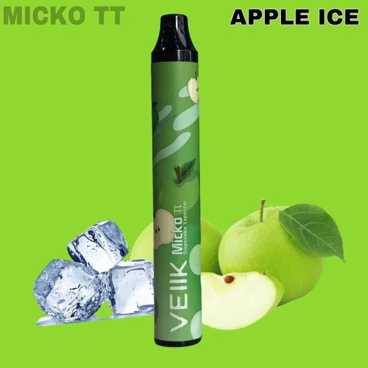 Apple Ice - VEIIK Micko π Pie 600 Puffs Disposable Vaporizer in Dubai, UAE 
