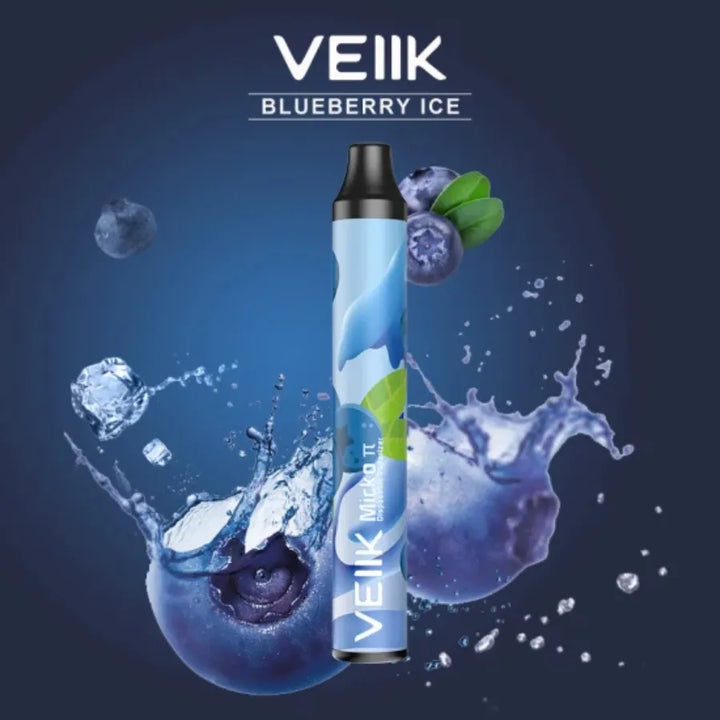 Blueberry Ice  - VEIIK Micko π Pie 600 Puffs Disposable Vaporizer in Dubai, UAE 