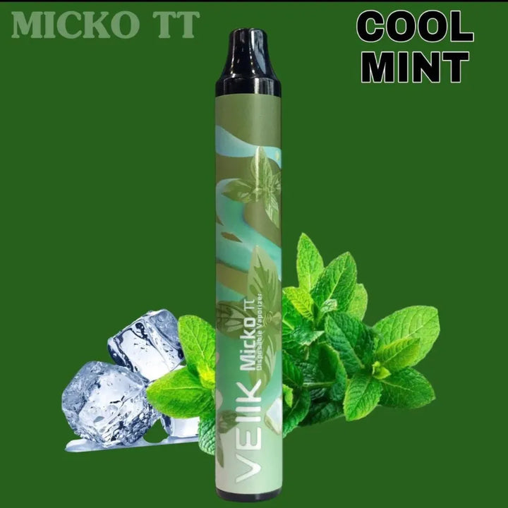 Cool Mint  - VEIIK Micko π Pie 600 Puffs Disposable Vaporizer in Dubai, UAE 