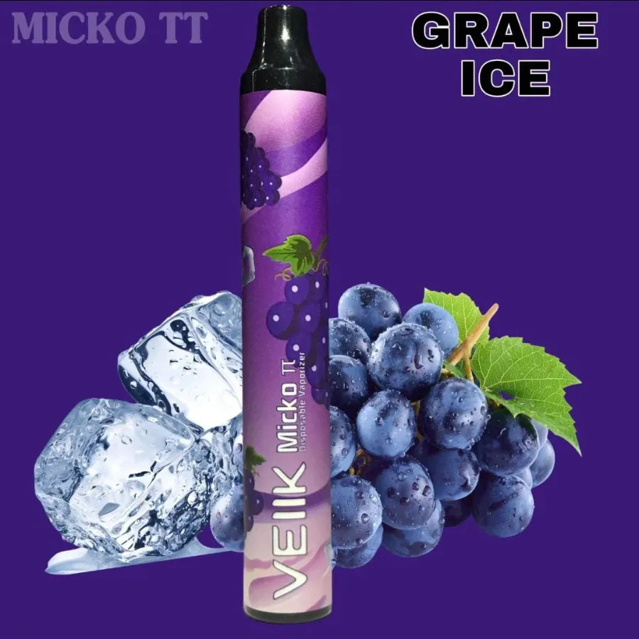 Grape Ice  - VEIIK Micko π Pie 600 Puffs Disposable Vaporizer in Dubai, UAE 
