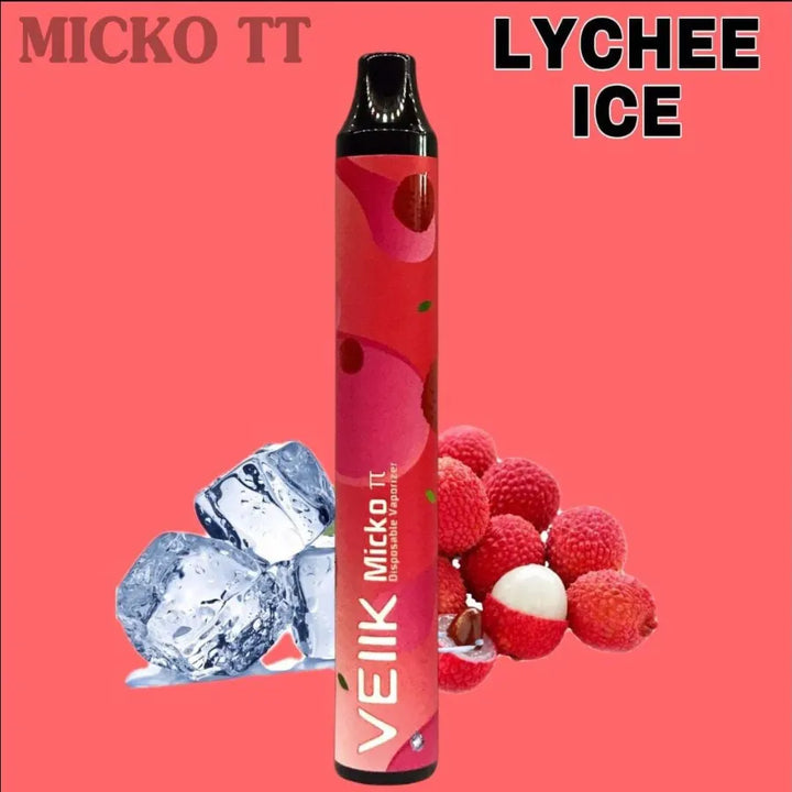 Lychee Ice  - VEIIK Micko π Pie 600 Puffs Disposable Vaporizer in Dubai, UAE 