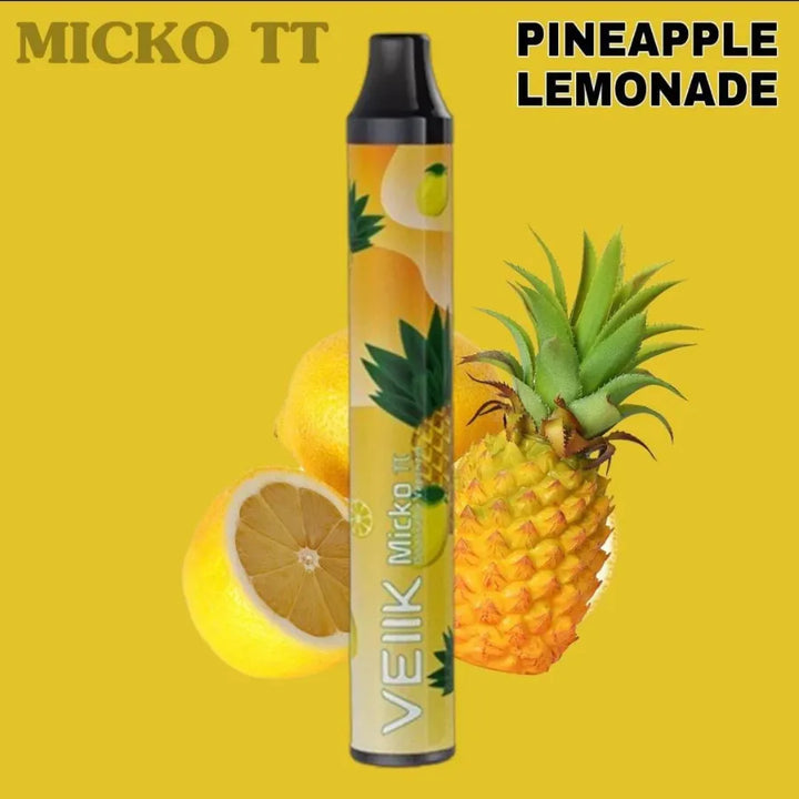 Pineapple Lemonade  - VEIIK Micko π Pie 600 Puffs Disposable Vaporizer in Dubai, UAE 