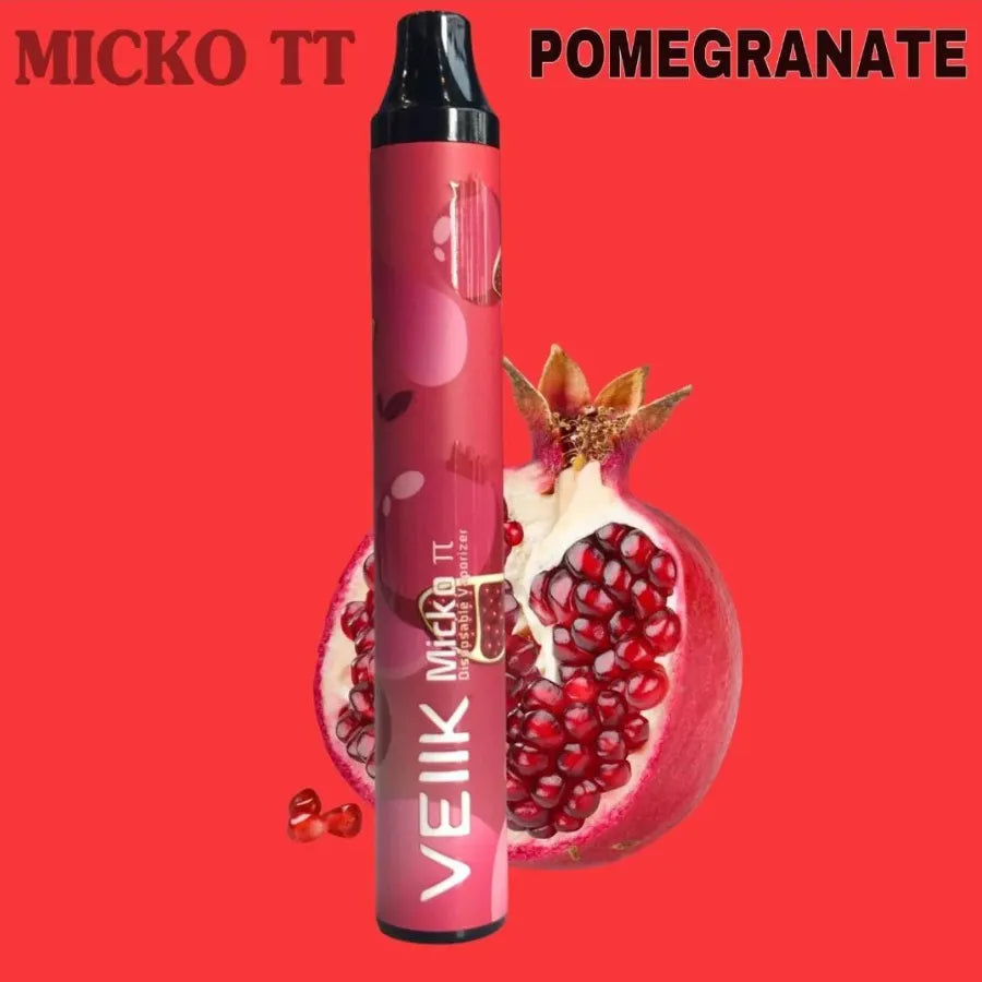 Pomegranate  - VEIIK Micko π Pie 600 Puffs Disposable Vaporizer in Dubai, UAE 