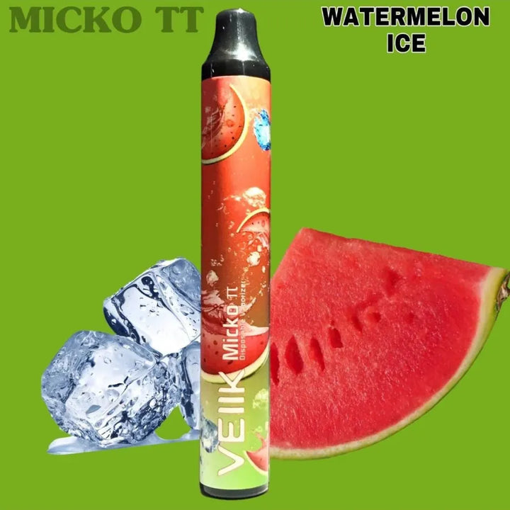 Watermelon Ice  - VEIIK Micko π Pie 600 Puffs Disposable Vaporizer in Dubai, UAE 