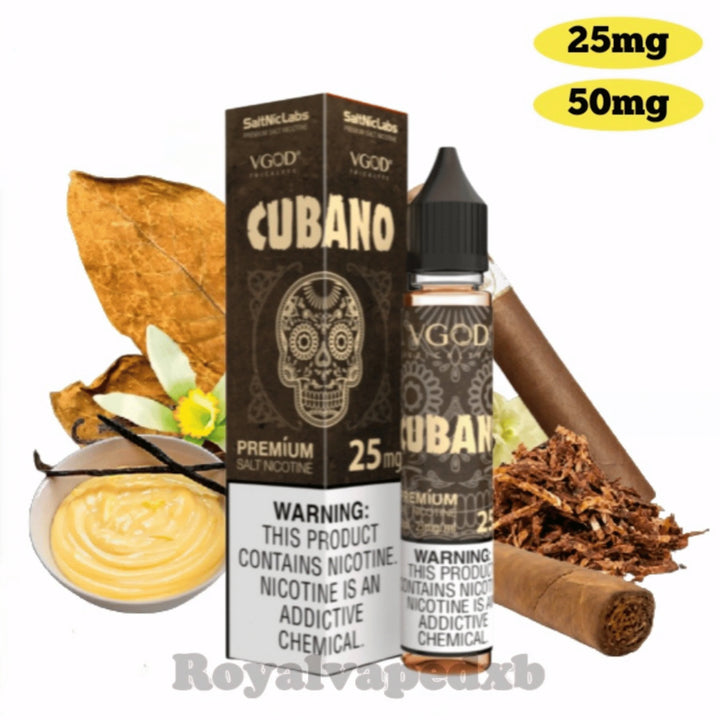 VGOD Salt Nic Vape Liquid- Cubano