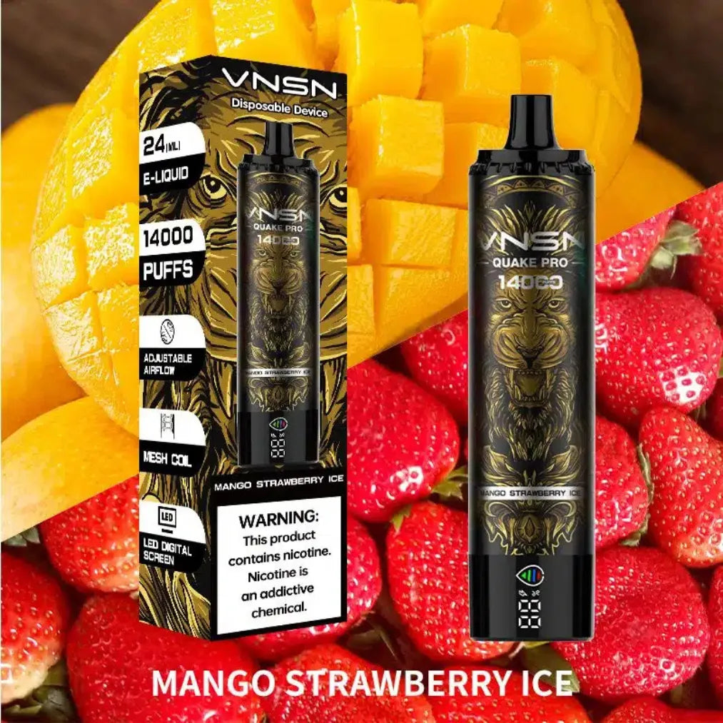 VNSN Quake Pro 14000 Puffs - Mango Strawberry Ice in UAE