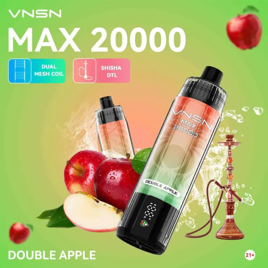VNSN Max Shisha 20000 Puffs - Double Apple 