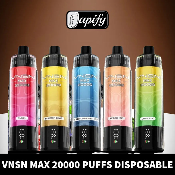 VNSN Max Shisha 20000 Puffs Vape Shop Online Dubai