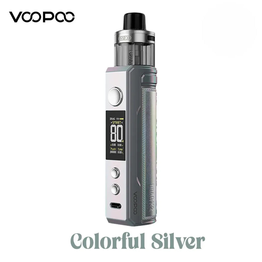 Colorful Silver - VOOPOO Drag X2 Pod Kit 80W in Dubai, UAE