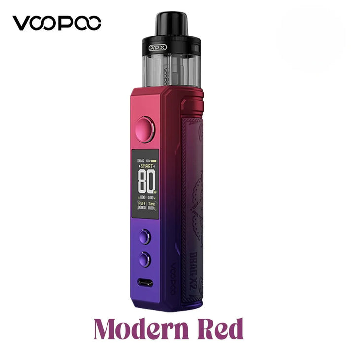 Modern Red - VOOPOO Drag X2 Pod Kit 80W in Dubai, UAE