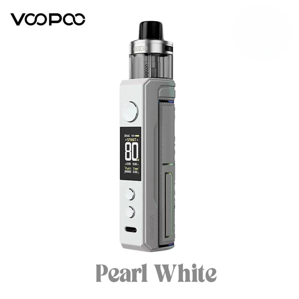 Pearl White - VOOPOO Drag X2 Pod Kit 80W in Dubai, UAE