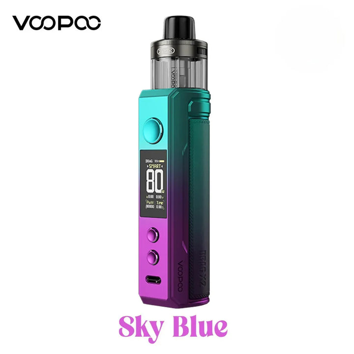Sky blue - VOOPOO Drag X2 Pod Kit 80W in Dubai, UAE