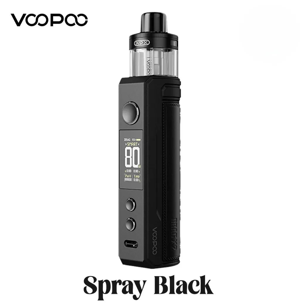 Spray Black - VOOPOO Drag X2 Pod Kit 80W in Dubai, UAE