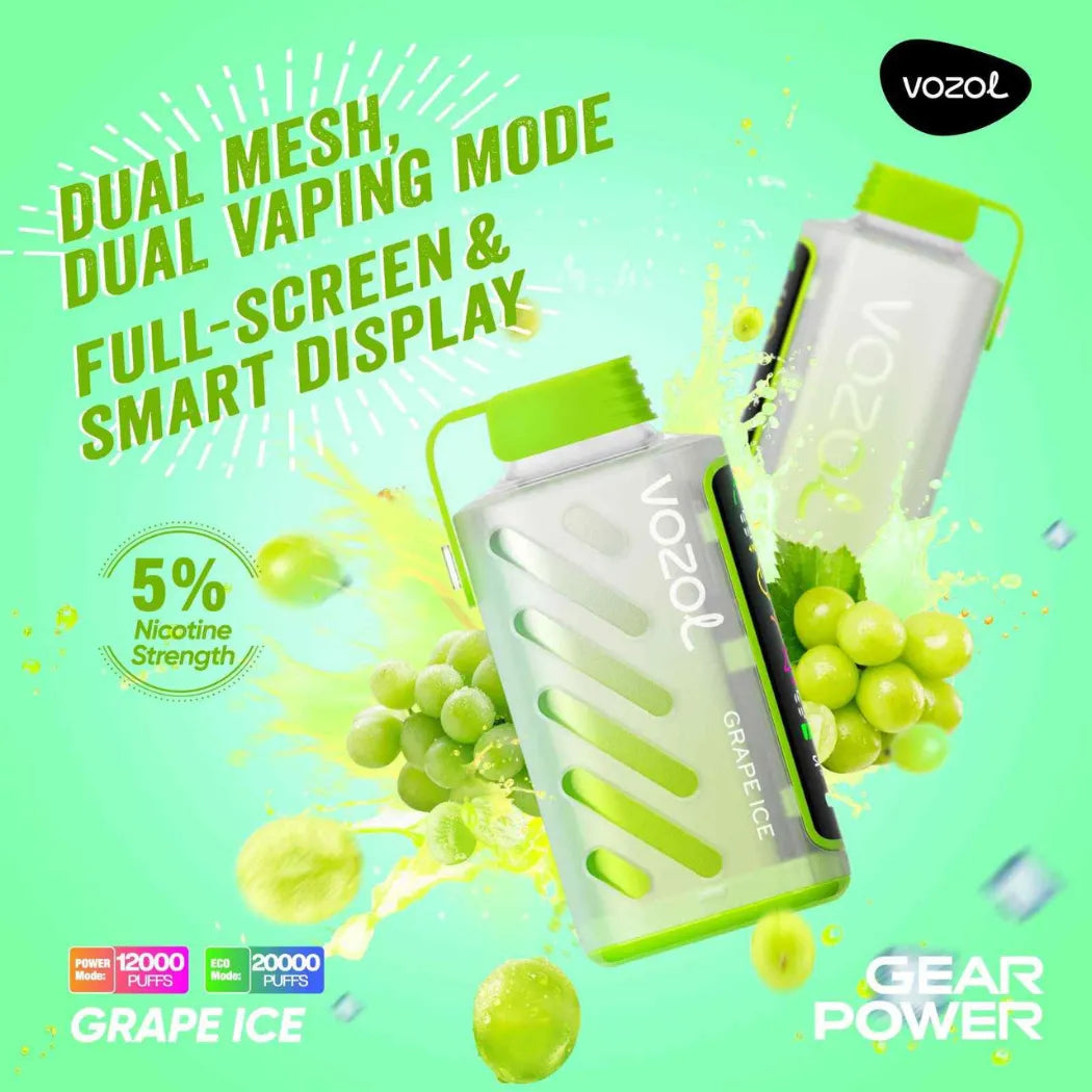 VOZOL_Gear_Power_20000_Puffs_50mg_Dual_Mode_-_Grape_Ice