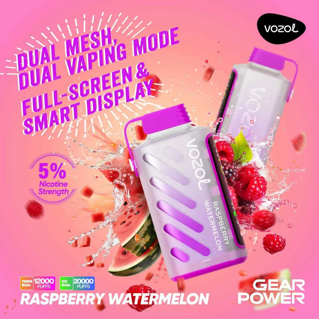 VOZOL_Gear_Power_20000_Puffs_50mg_Dual_Mode_-_Raspberry_Watermelon