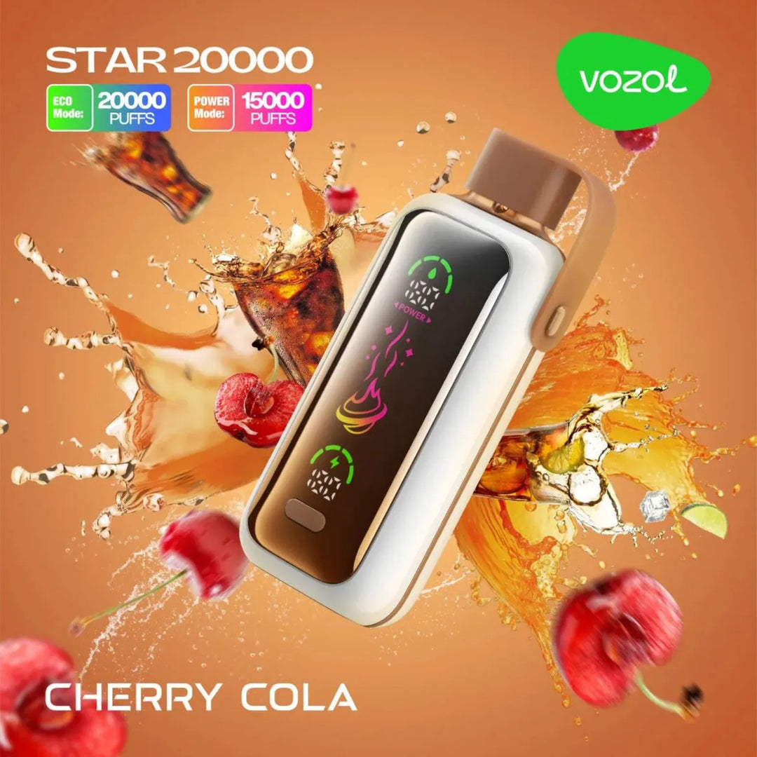 Cherry Cola  - VOZOL Star 20000 Puffs Disposable Vape 20mg & 50mg in Dubai, UAE