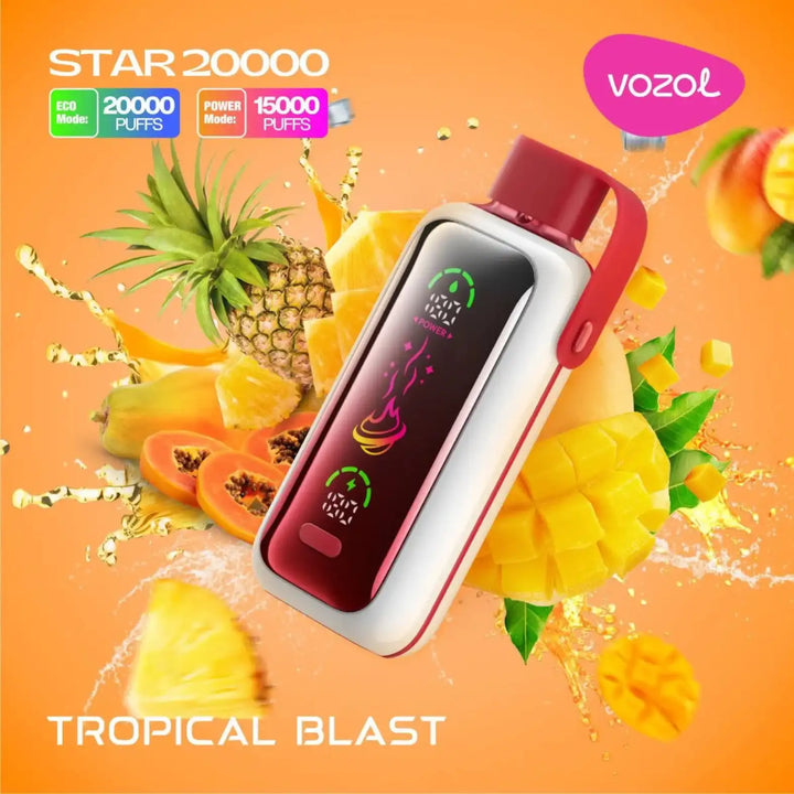 Tropical Blast - VOZOL Star 20000 Puffs Disposable Vape 20mg & 50mg in Dubai, UAE