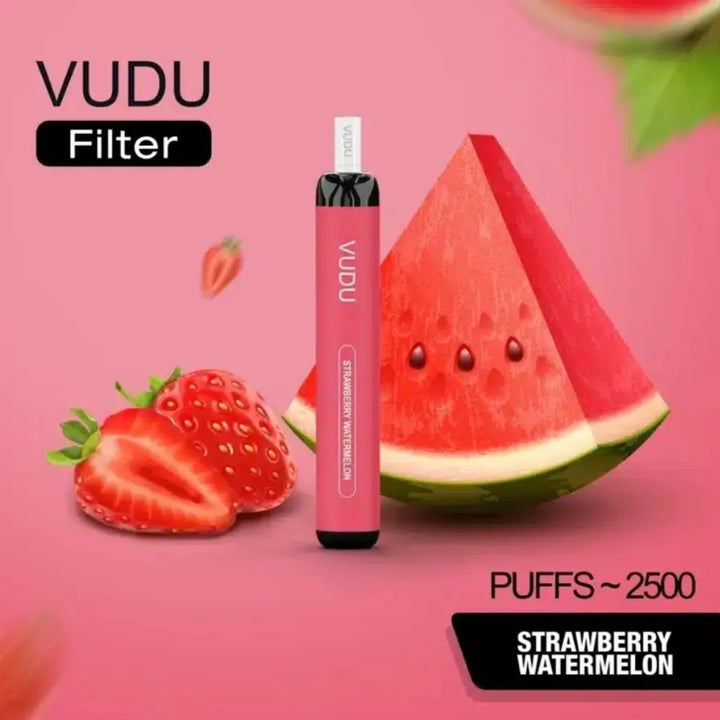 Strawberry watermelon  - VUDU Filter 2500 Puffs Disposable Vape 50mg in Dubai, UAE