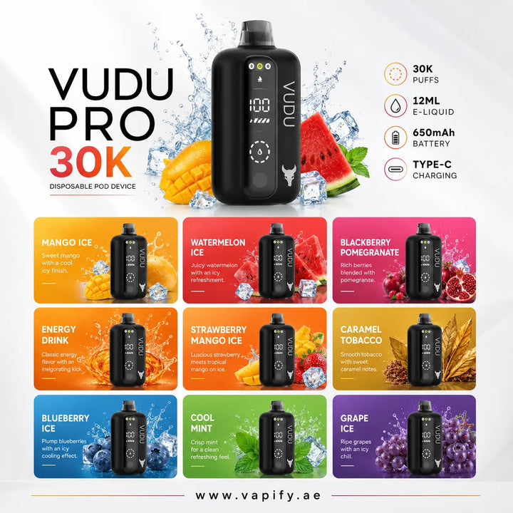 VUDU Pro 30000 Puffs 20MG Disposable Vape