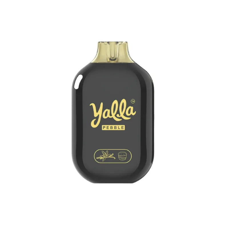Vanilla Custard  - Yalla Pebble 6000 Puffs Disposable Vape 20mg in Dubai, UAE