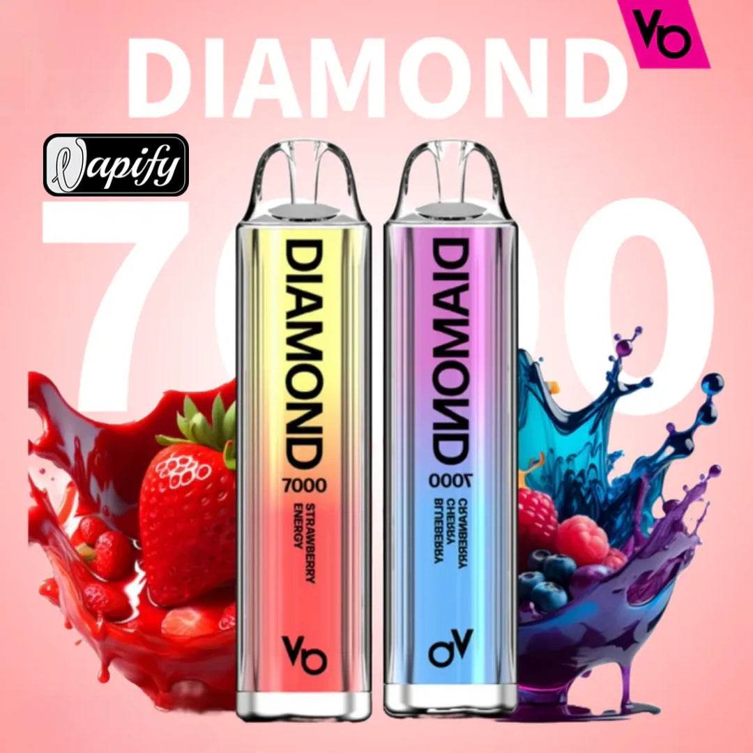 Vapes Bars Diamond 7000 Puffs Disposable Vape 2% Nicotine in Dubai, UAE