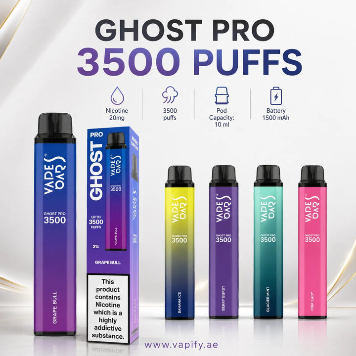 Vapes Bars Ghost Pro 3500 Puffs 20MG