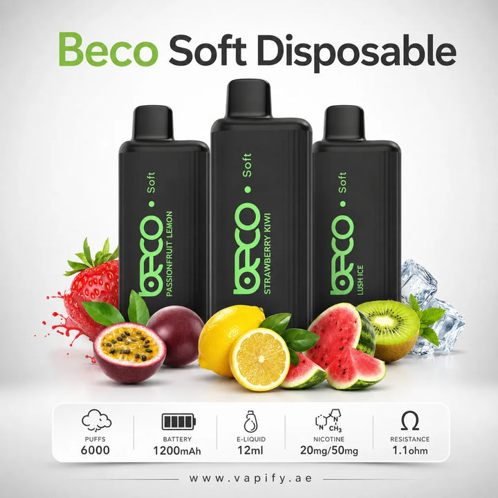 Vaptio - Beco Soft Disposable Vape 6000 Puffs