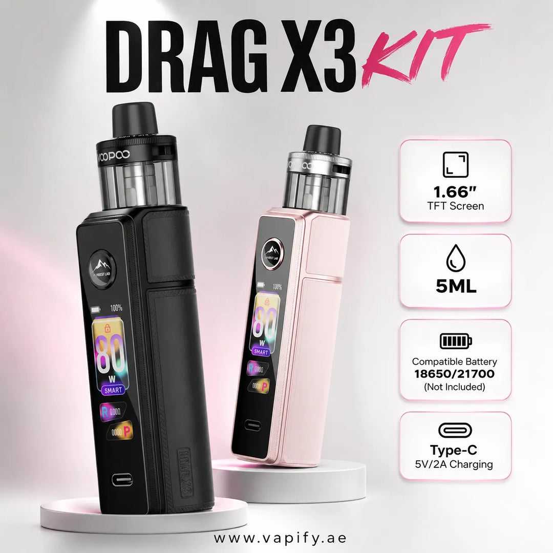VooPoo Drag X3 Kit 80w In Dubai, UAE